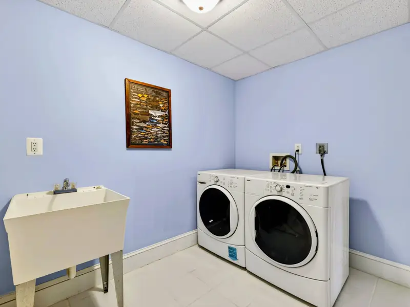 Laundry Room - Plenty of room to handle the laundry pile from a full house, with a deep utility sink for the dirty work.