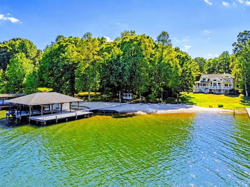 From Above - Set on nearly an acre on a quiet stretch of Lake Anna's private side.