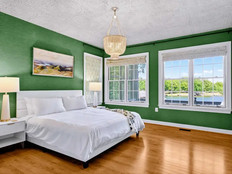 King Bedroom - Designer-curated color and texture in this main-level king bedroom.