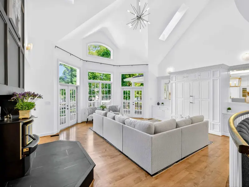 Great Room - Reading nook by the windows for the group member who wants a quieter spot.