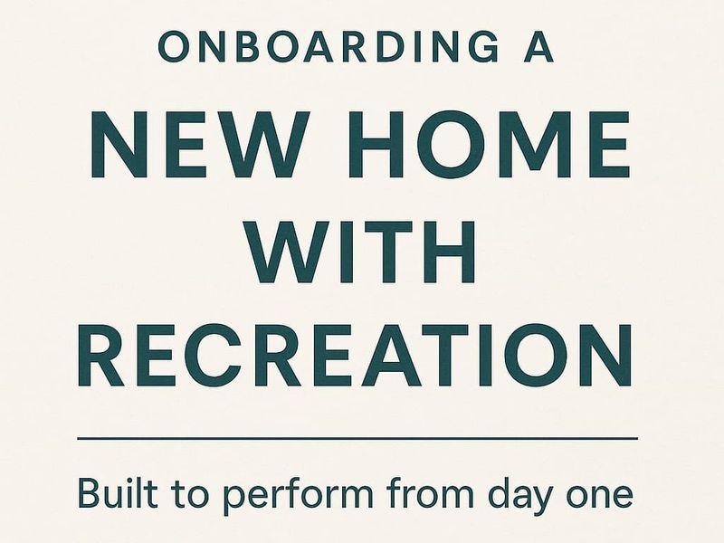 Onboarding a New Home