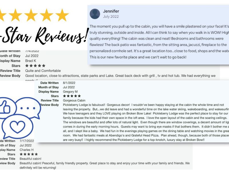 Our guests love our cabin!