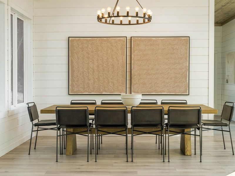 Gather round the dining room table for great food and laughter.