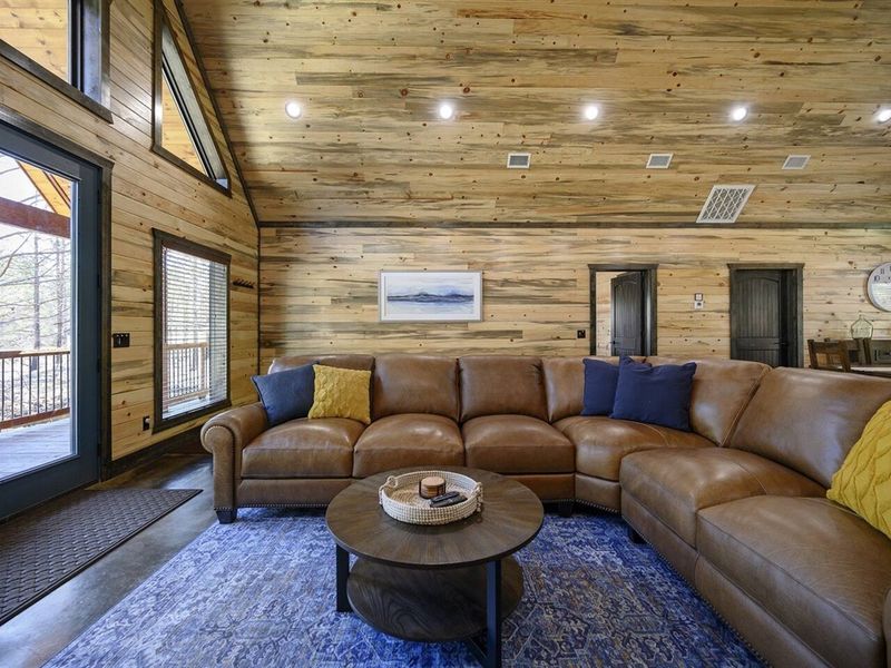 Room for everyone to relax, Big couch, bigger comfort