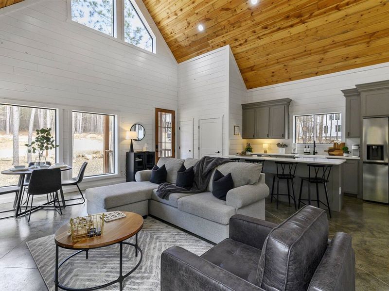 Cabin is perfect for a romantic getaway or family vacation