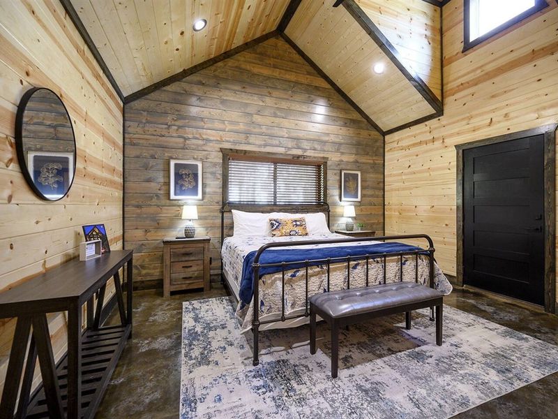 Bedroom 1: Escape to tranquility and luxury in this King Bedroom's sanctuary.