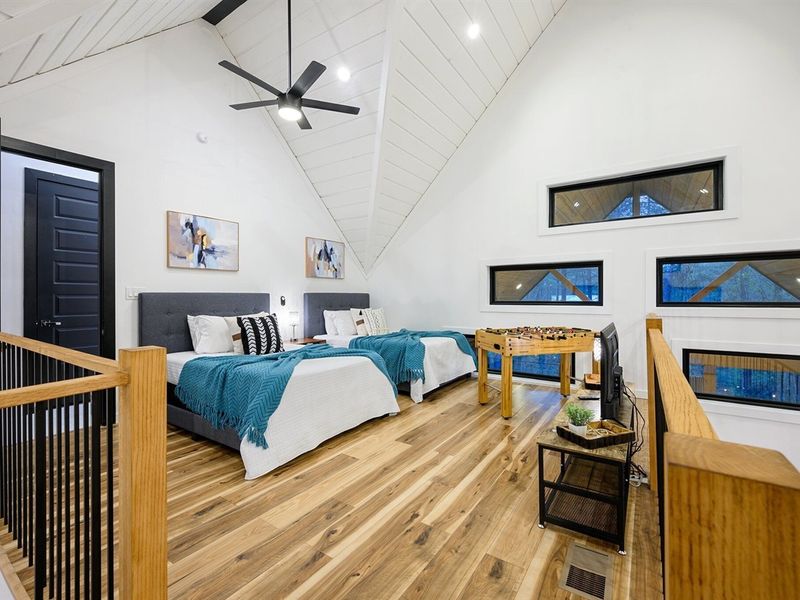 A loft that adds extra space and extra fun.