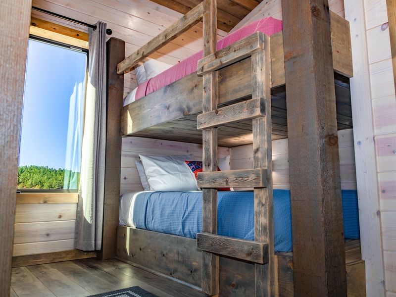 Stacked beds, endless views and memories waiting to be made.
