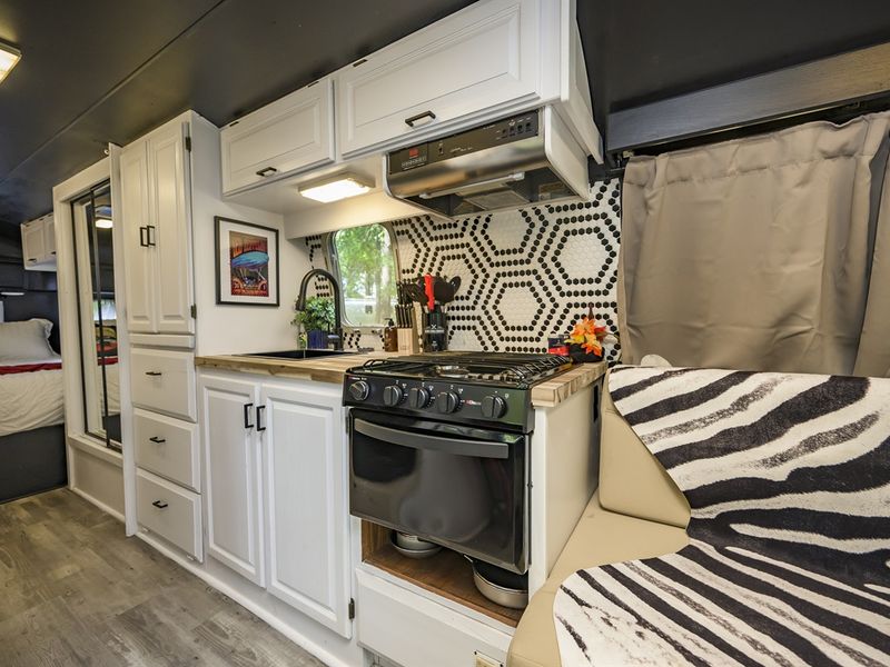 Wisconsin Sugar Maple Air Stream kitchen