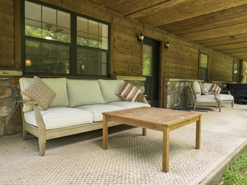 Relax outdoors on front porch