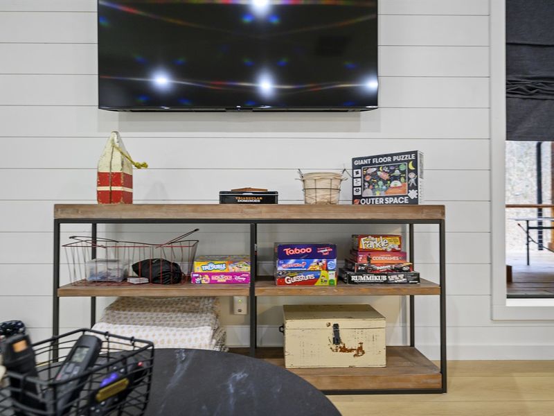 Select from our treasure trove of games for a night of playful competition.