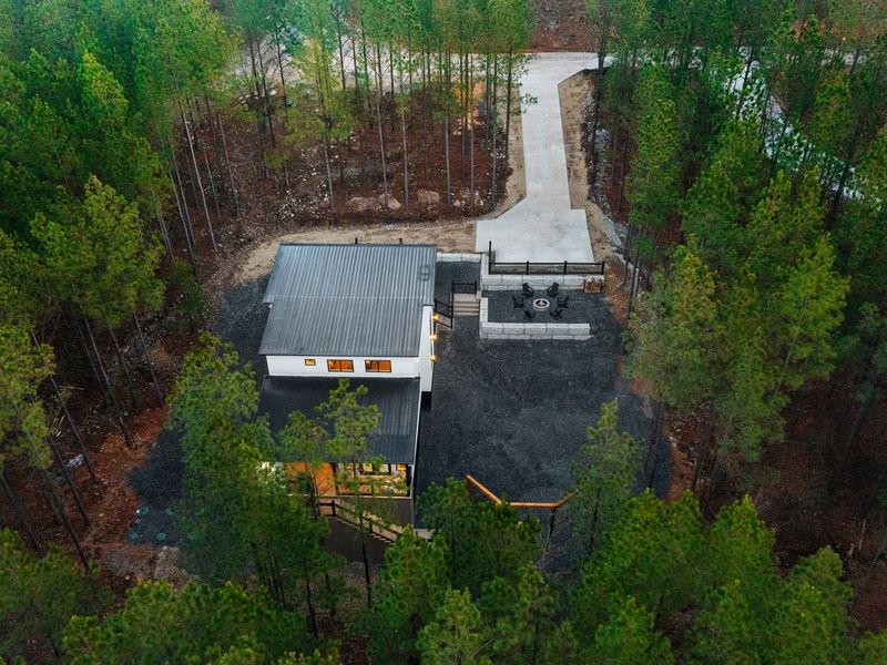 Striking contemporary design nestled seamlessly into nature.