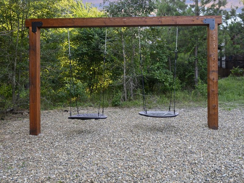 Swing outside and enjoy nature!