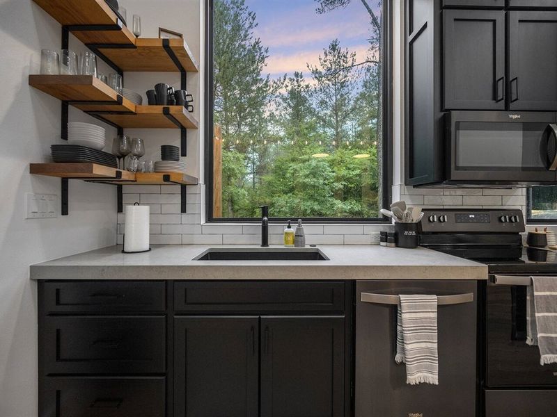 A view like this will have you fighting over who gets to do the dishes