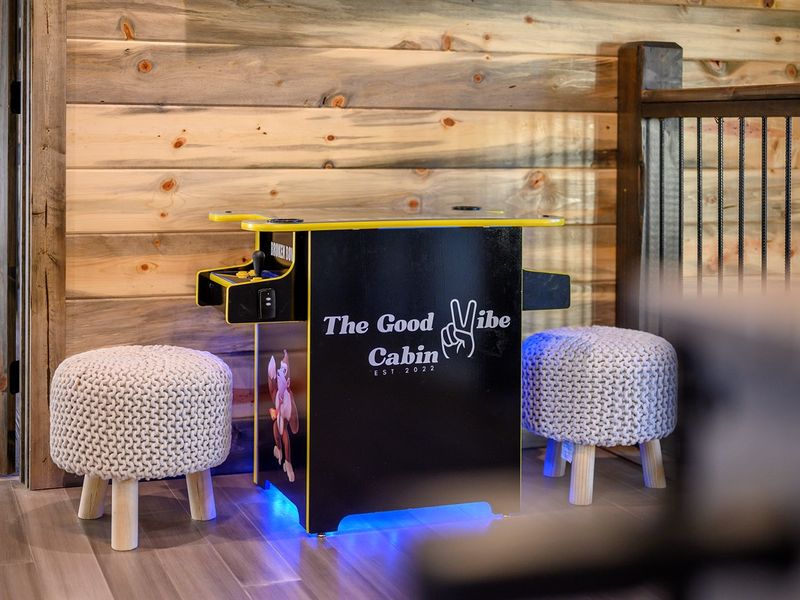 Fun for kids and adults alike — let the games begin at The Good Vibe Cabin.
