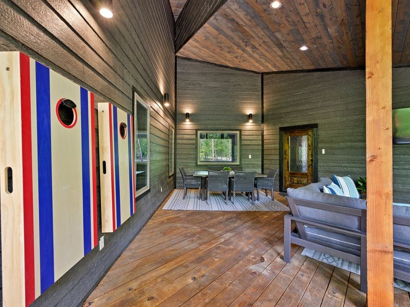 Family Fun: Enjoy an afternoon or evening with a game of cornhole
