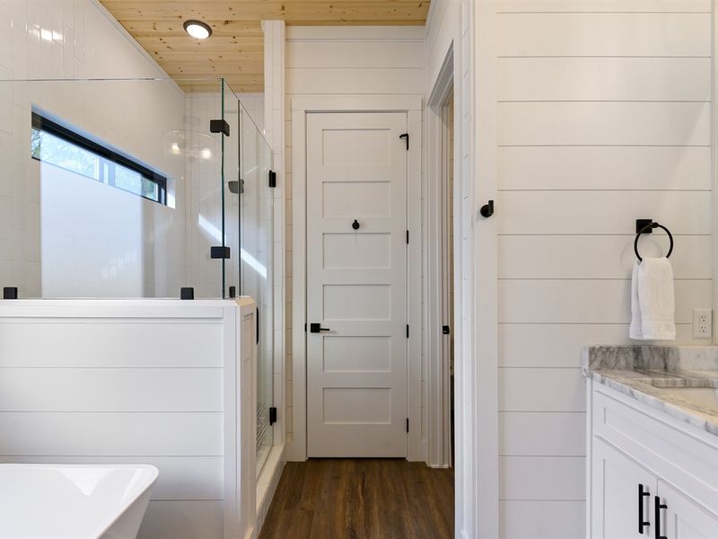 Large walk-in shower