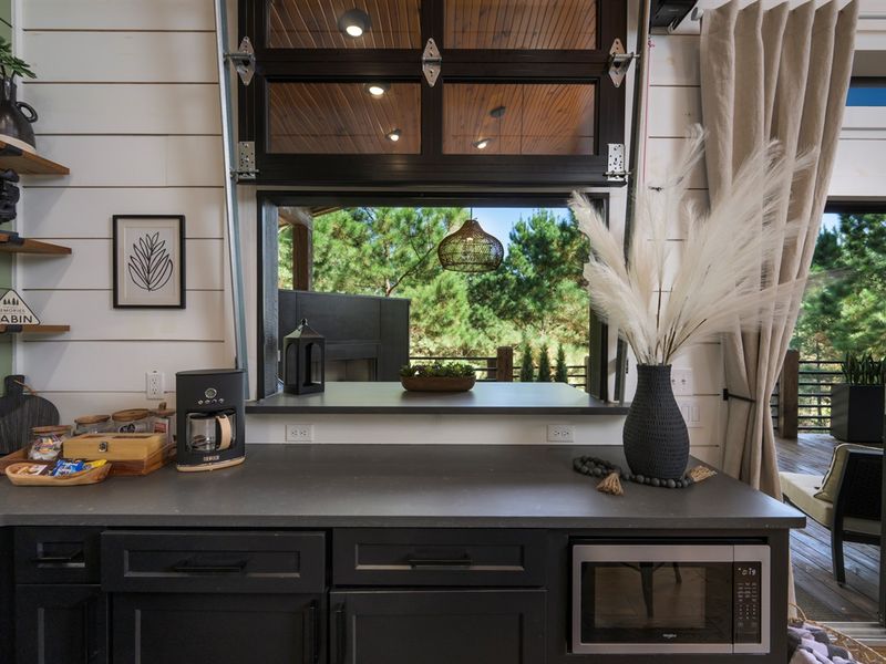 Indoor-outdoor flow at its best — serve, sip, and stay connected to nature