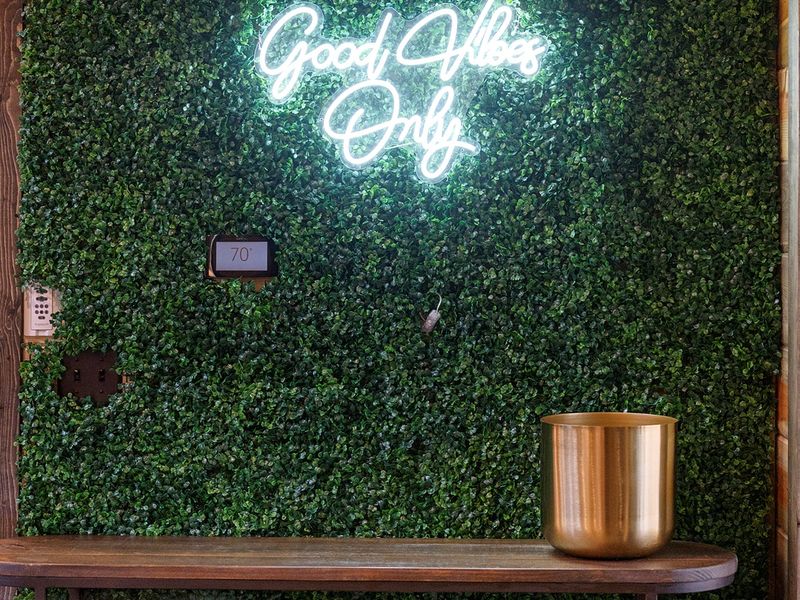 "Good Vibes Only" IG-worthy wall for your photo ops