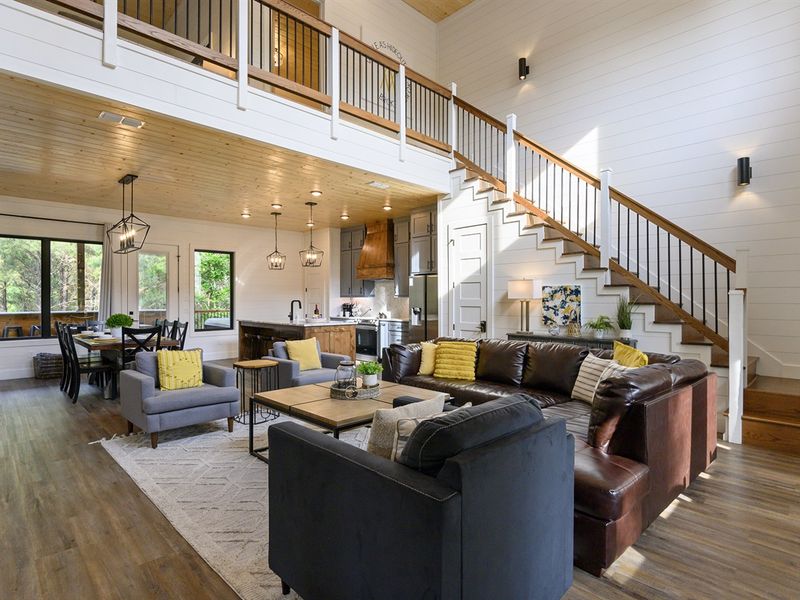 Open concept first floor