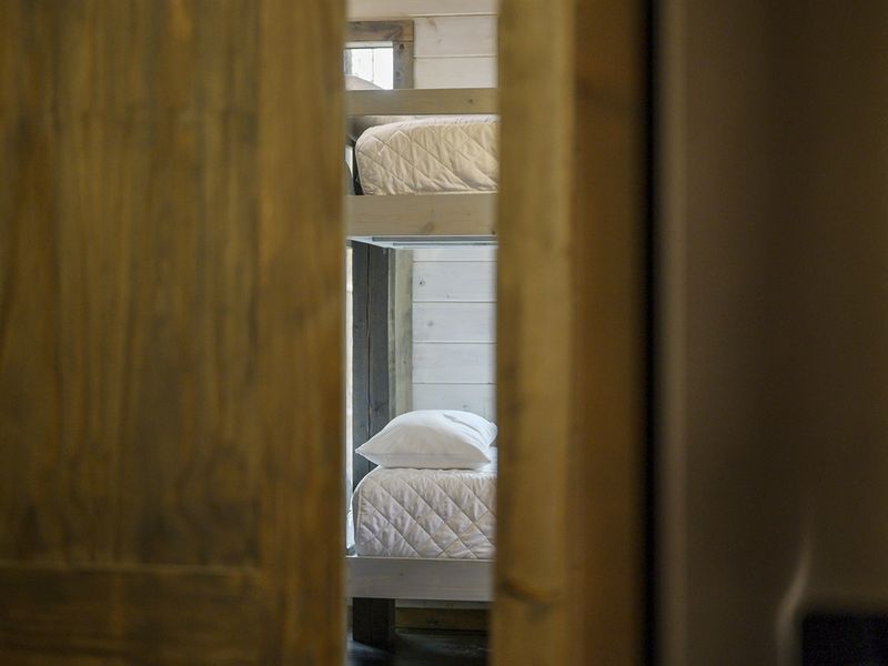 Pocket Door Entrance to the Bunk Room