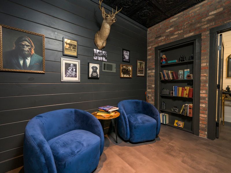Settle into the comfortable lounge chairs with a good book, enjoy some music, or simply take in the unique surroundings.