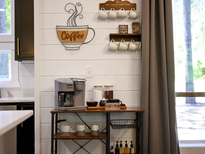 We have your coffee needs covered with both pod and drip cofee
