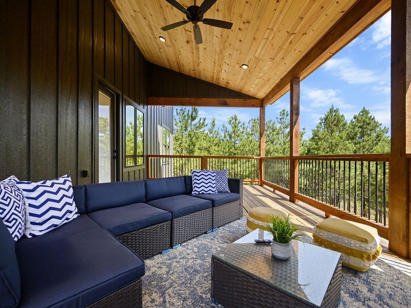 Upstairs deck