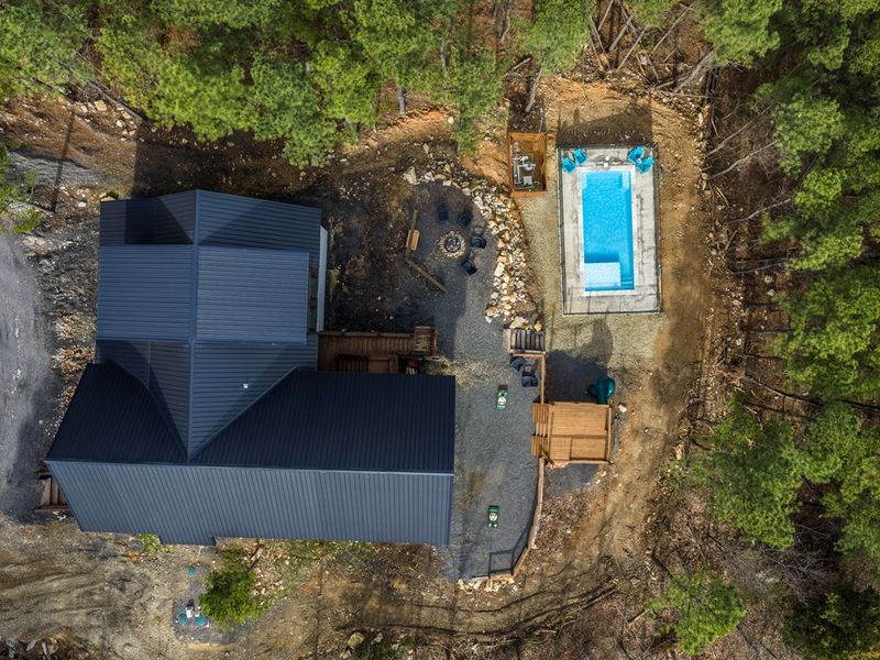 From above, you can see the privacy is real