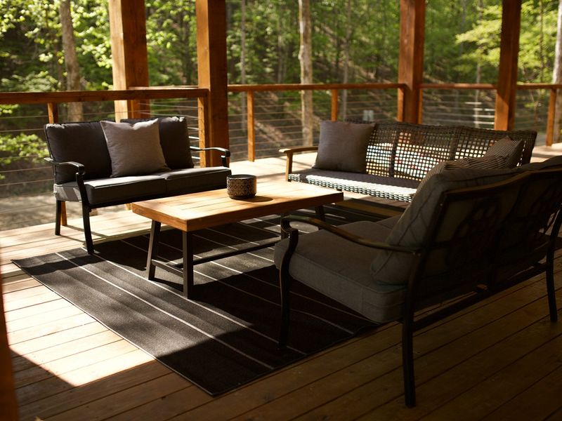 Elevate your relaxation in our outdoor lounge, where comfort meets the great outdoors.