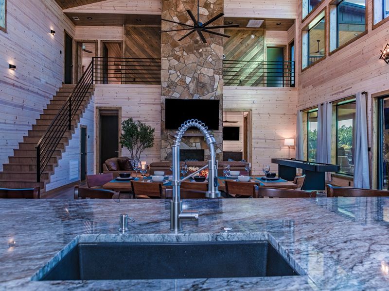 Open-plan living that's equal parts style and function.