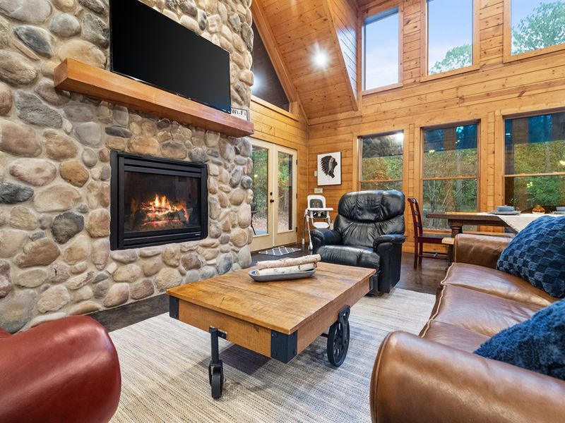 Beautiful fireplace