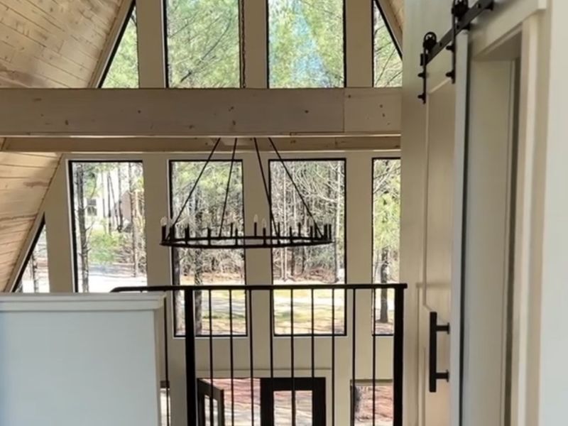 Upstairs Bunk room Entrance Doors