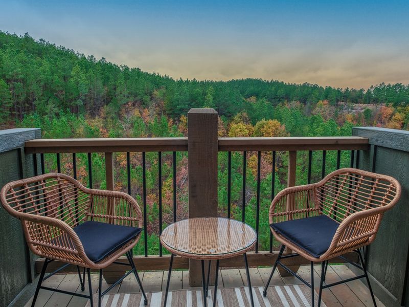 Sipping serenity one view at a time. Bedroom 2 balcony.