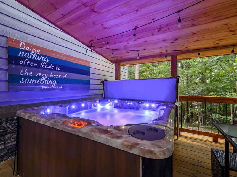 Nothing like the hot tub at the end of a long day hiking!