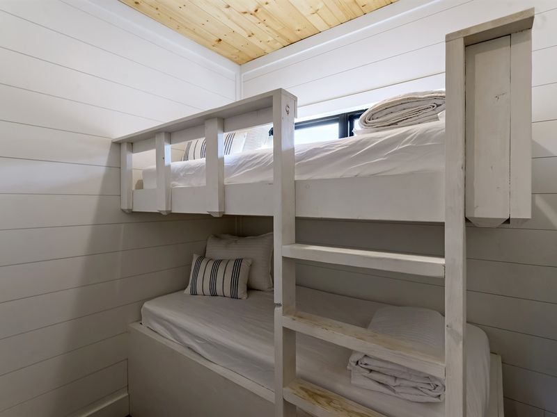 Shh! A little Second bunkroom behind the 2nd bedroom's closet for extra kiddos or when someone wants to sleep near Mom and Dad.