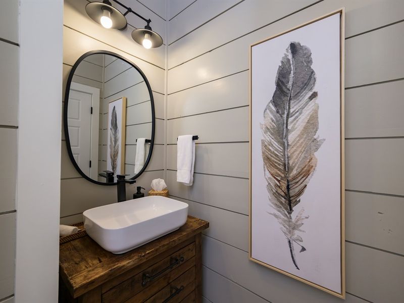 Light, texture, and simplicity — a small space made to feel peaceful - The powder Room