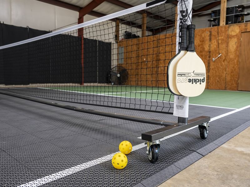 Enclosed Pickleball Court!