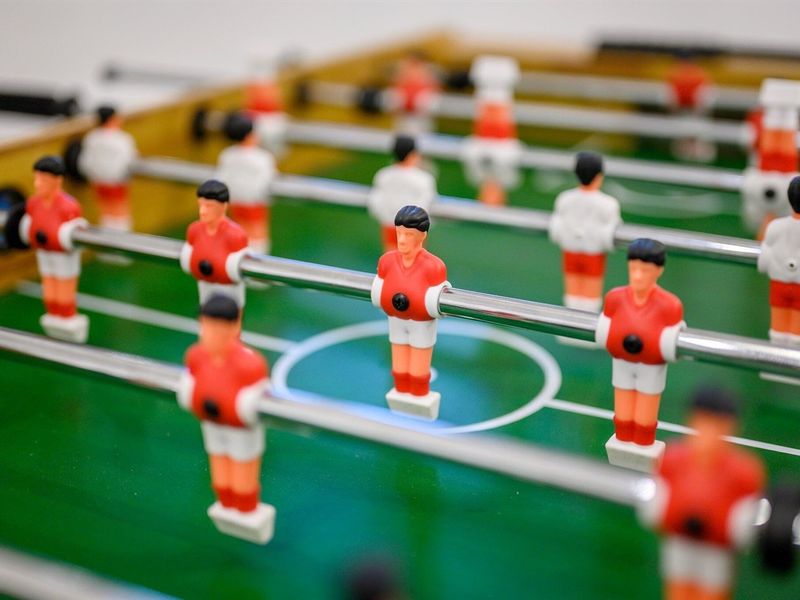 Foosball nights make the best cabin memories.