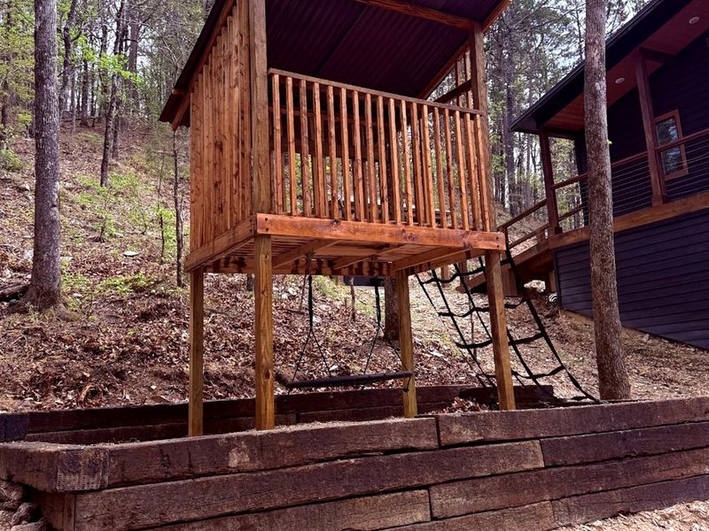 Little guests love their own mountain play space
