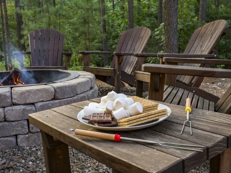 Get your s'mores ready and the campfire crackling! This cabin in the woods is the perfect place to make memories.