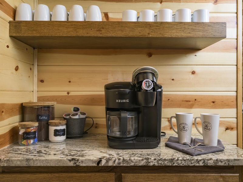 Start your mornings off right with our coffee bar!