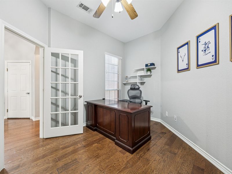 Quiet home office—ideal for remote work or study time.