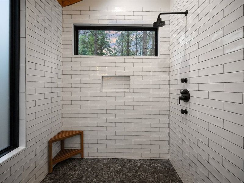 Shower with a view