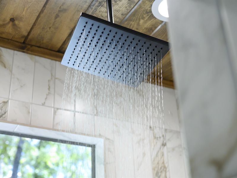 Rain head shower for the ultimate relaxation