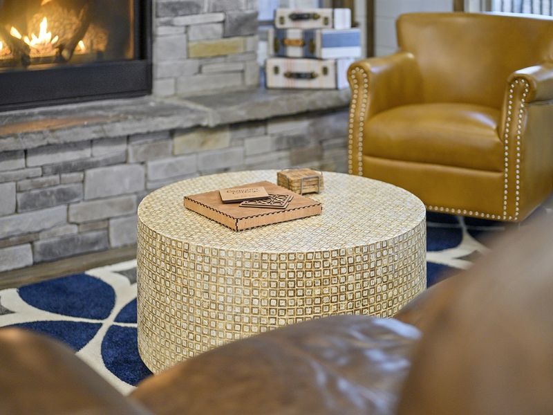 Where upscale ranch style meets woodland comfort. Relax by the stone fireplace or enjoy a family game night in style.