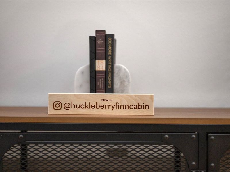 Follow and tag us on social media to share your memories made at the cabin