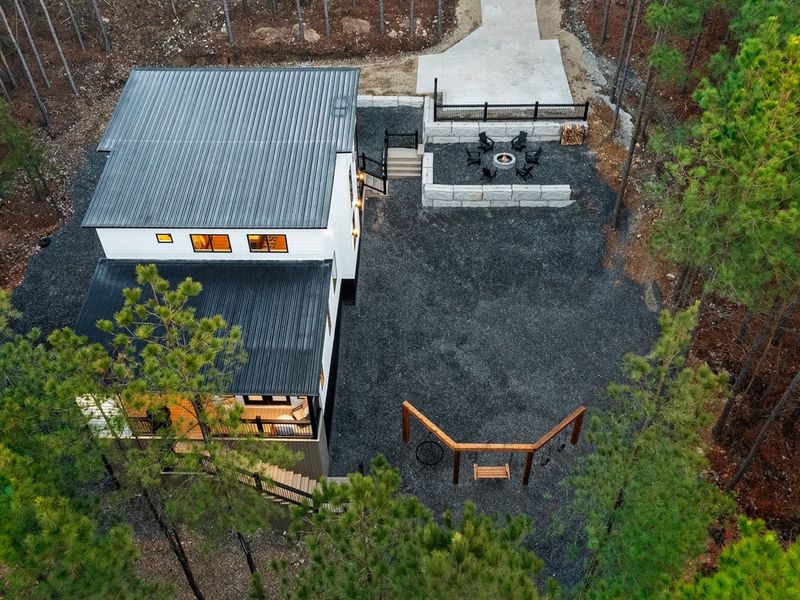 he expansive outdoor spaces are designed to make the most of the serene setting.