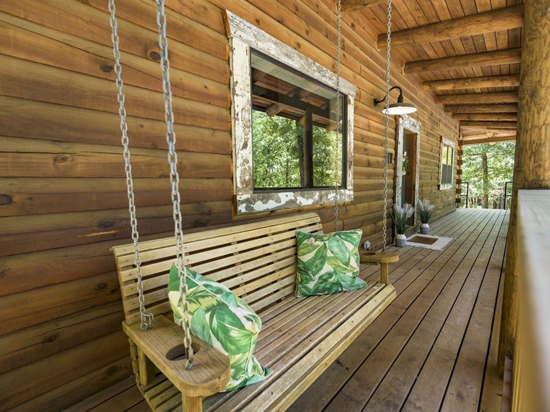 Embrace the rustic charm of country living at our idyllic cabin retreat.