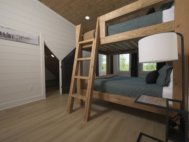 The perfect mix of play and relaxation in the heart of the cabin.
